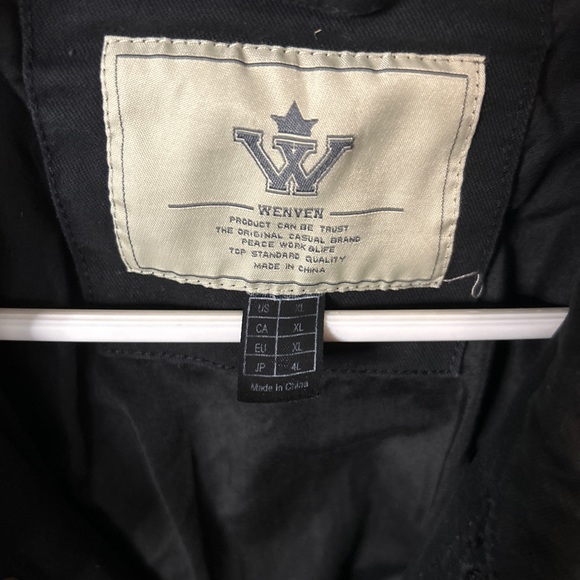 Vintage bomber jacket black, size XL - Picture 2 of 3